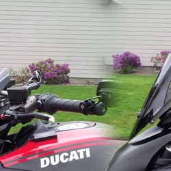 Project Diavel: Puig Sport Model windscreen in up and down position - April 2015
