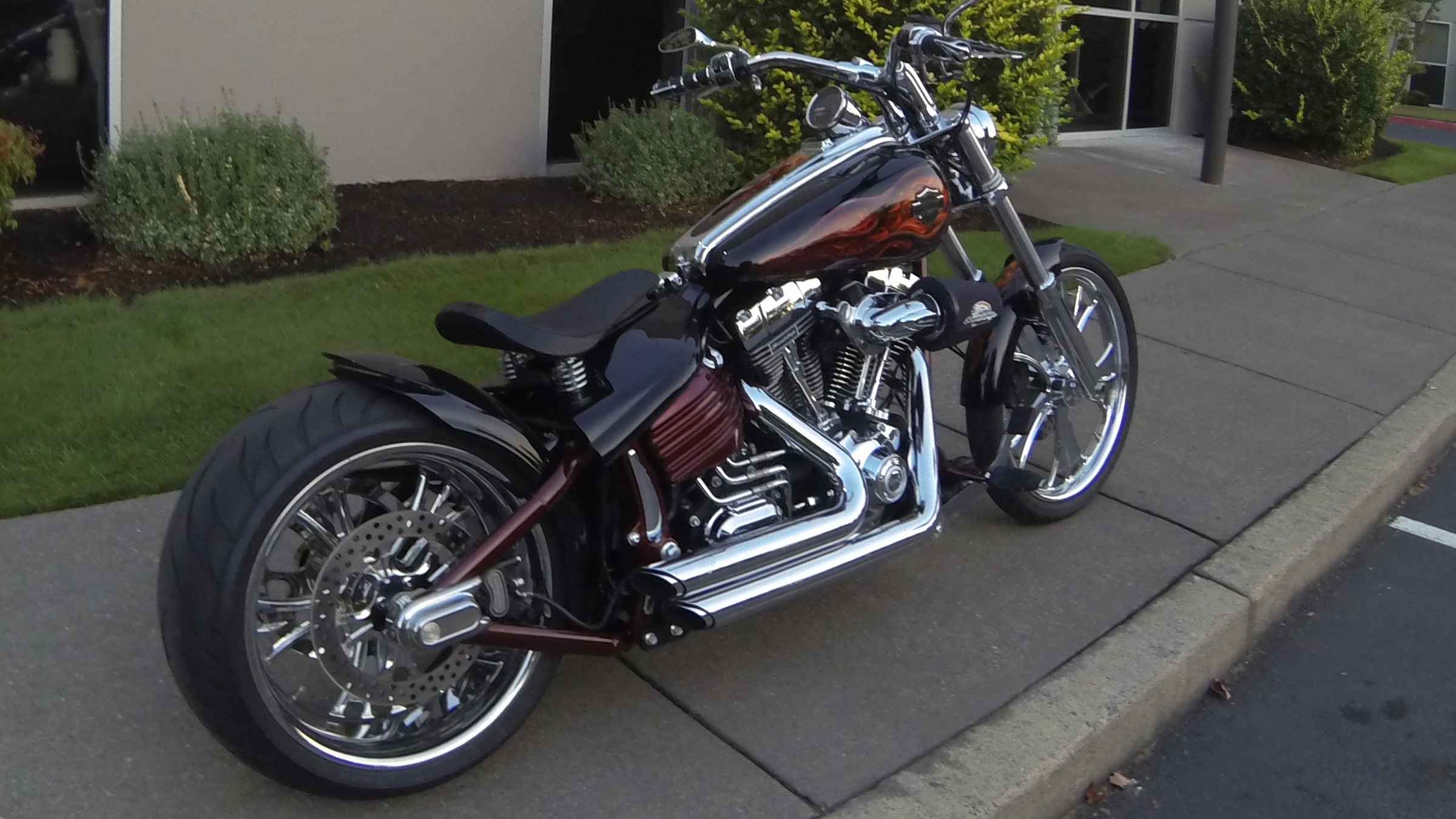 Custom Harley Rocker Bobber