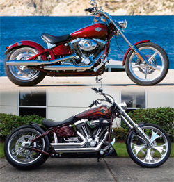 Harley Rocker - Stock vs Mockup